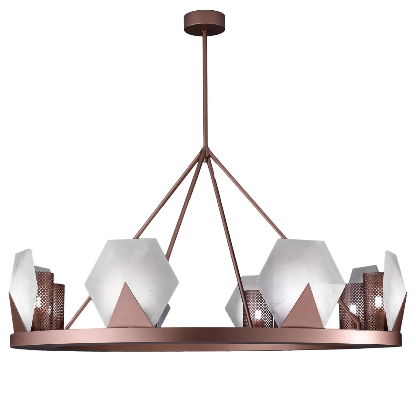 Lampadario a 8 luci Artemide