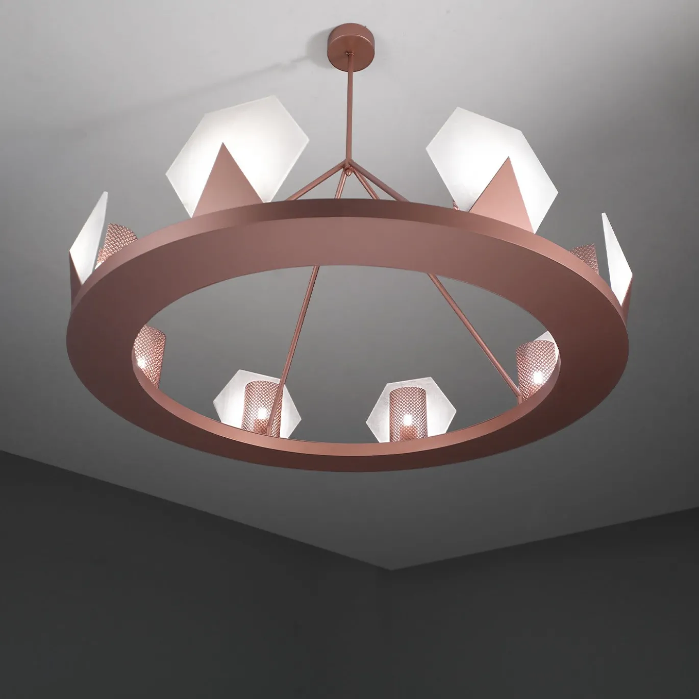 Lampadario a 8 luci Artemide