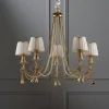 1341 Lampadario a 5 luci avorio