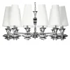 LAMPADARIO A 12 LUCI BIANCO SCARLETT