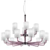 Lampadario a 18 luci Can Can Ametista