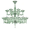 Lampadario a 18 luci Dolfin Verde