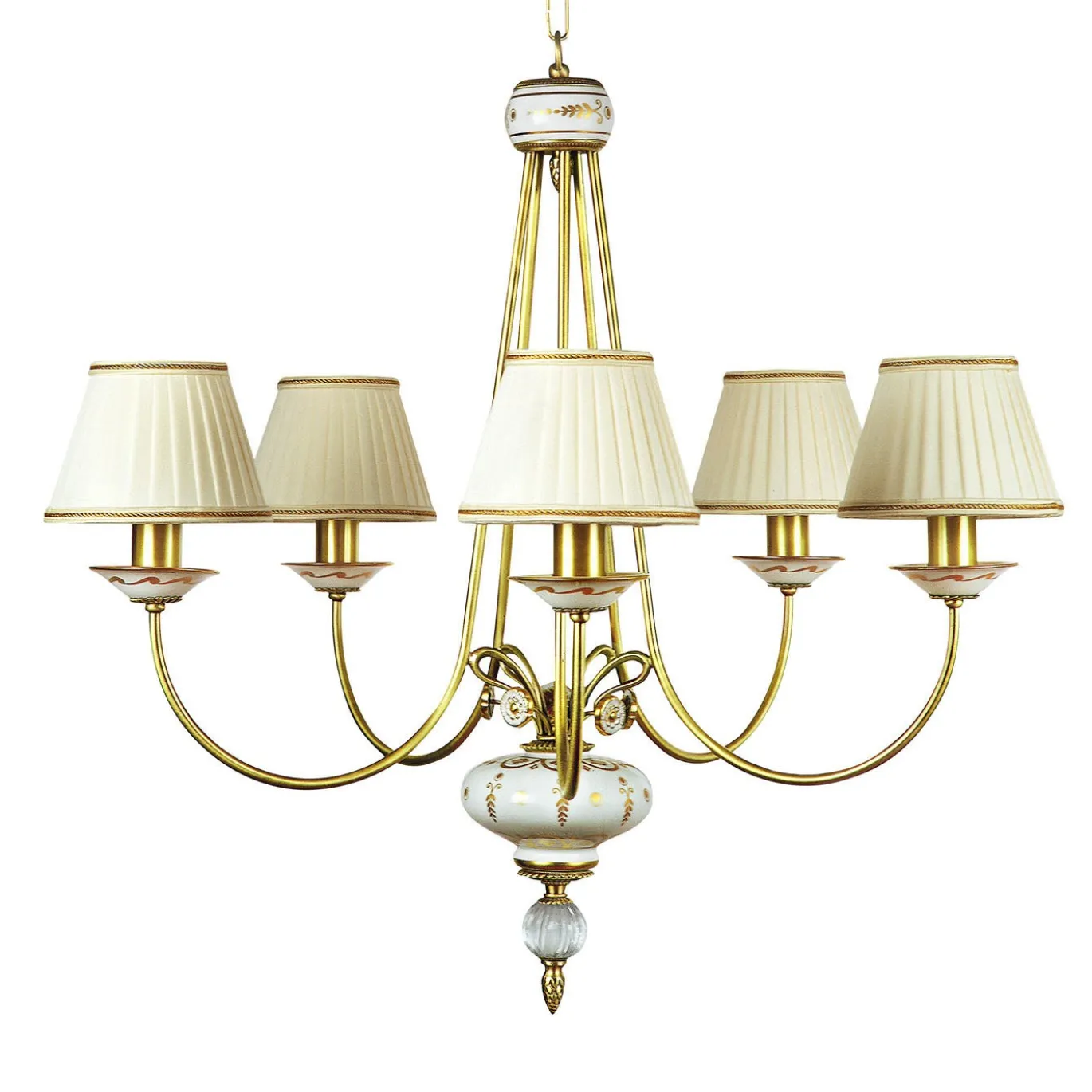 Lampadario a 5 luci Fascia Impero
