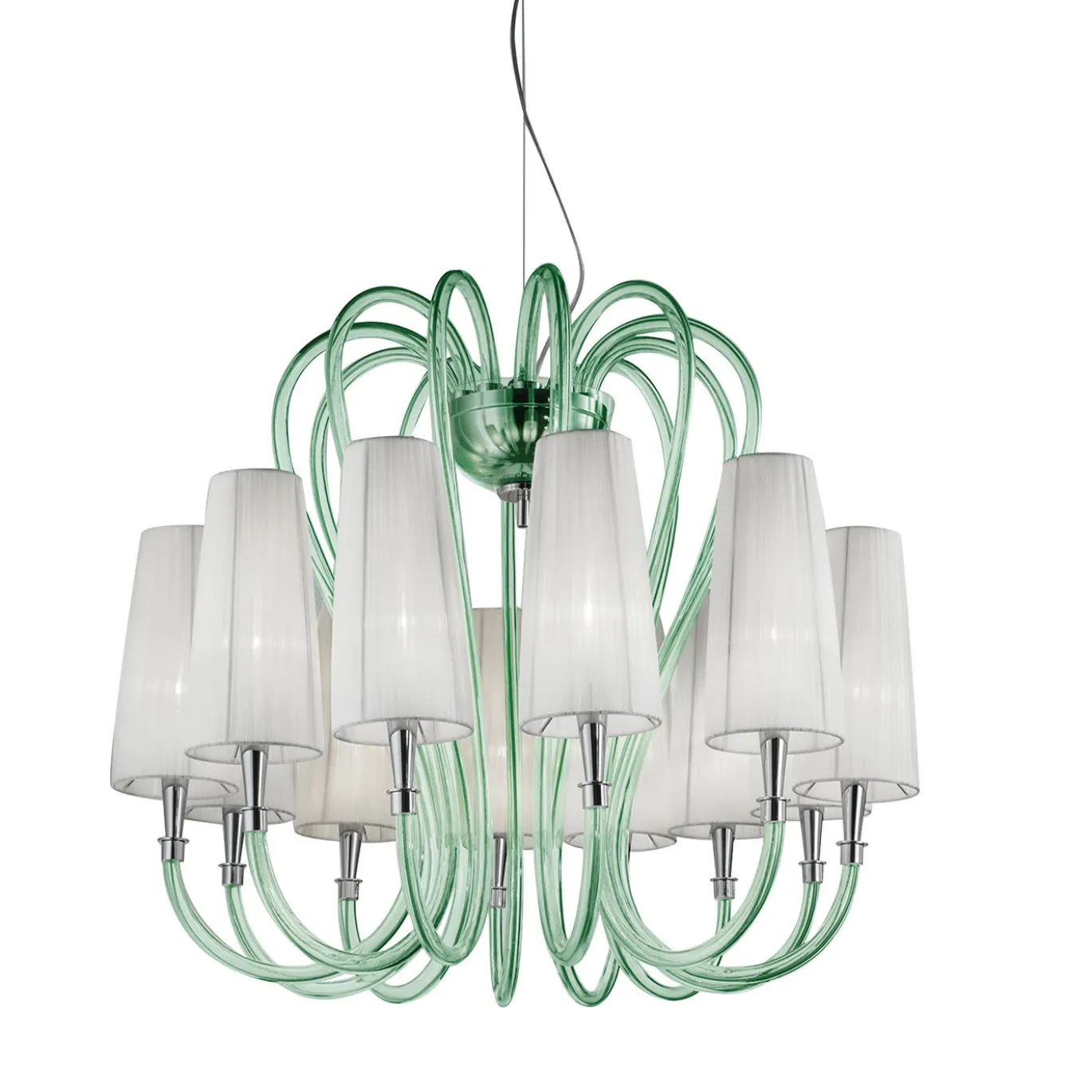 Lampadario a 12 luci Margot Green