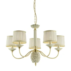 Lampadario a 5 luci Ortensia
