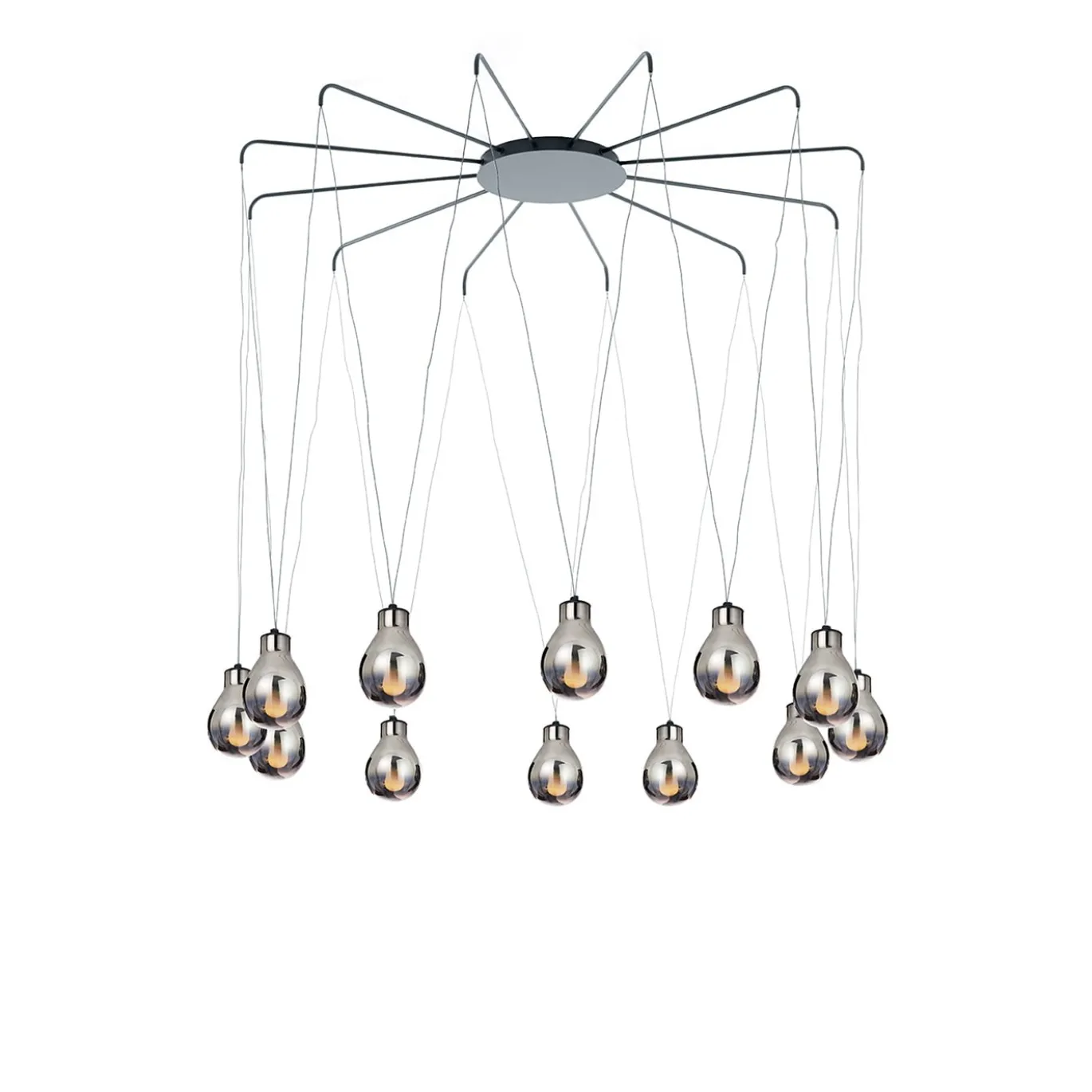 Lampadario a 12 luci Rain
