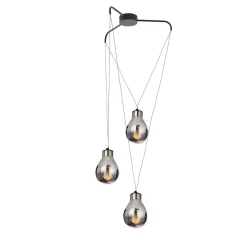 Lampadario a 3 luci Rain
