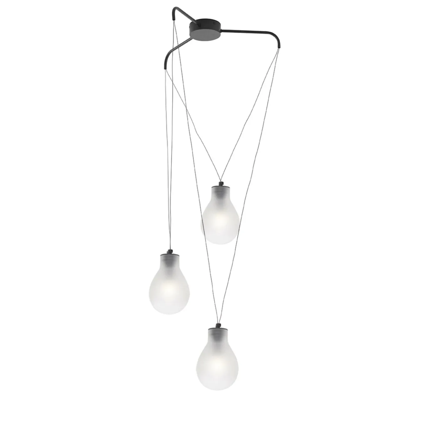Lampadario a 3 luci Rain