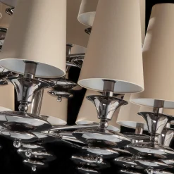 Lampadario a 18 luci Scarlett Beige