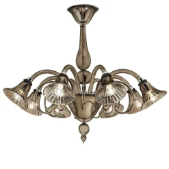 Lampadario a 8 luci Venier Smoky