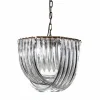 Lampadario Ares Esagonale Piccolo in Cristallo