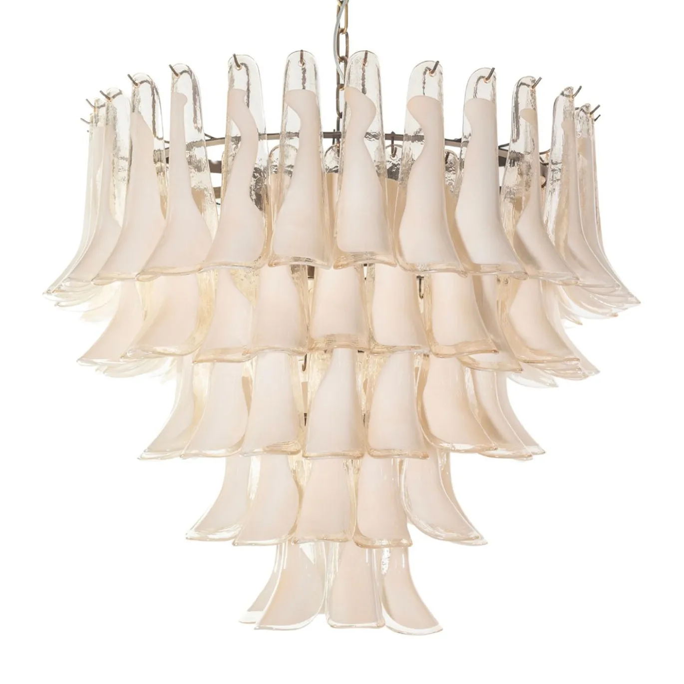 Lampadario Artemide Avorio in cristallo
