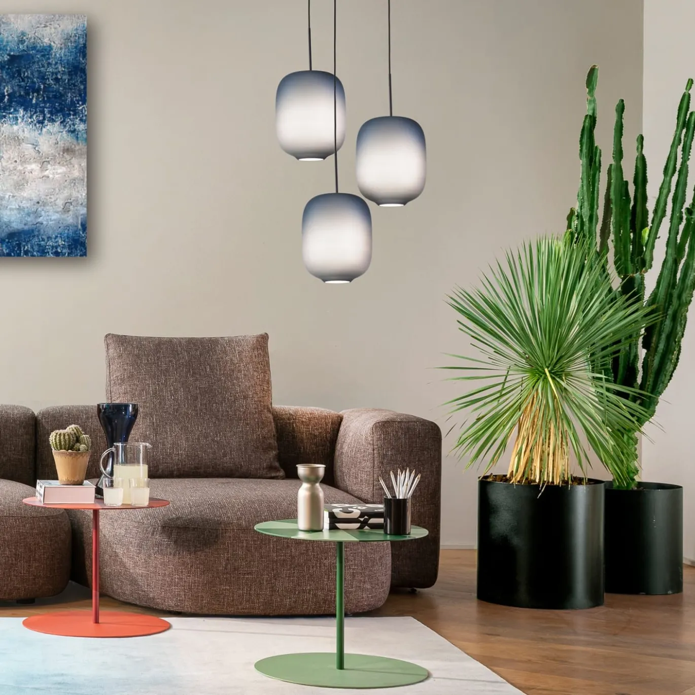 Lampadario ARYA n. 3 di Giulio Cappellini & Antonio Facco