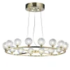 Lampadario a sfere di cristallo