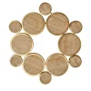 Lampadario a Soffitto Gran Costellazione Cassiopea in Ottone e Onice