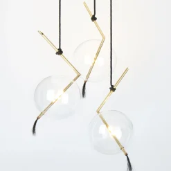 Lampadario a tre luci Nuvola