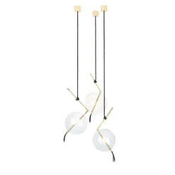 Lampadario a tre luci Nuvola