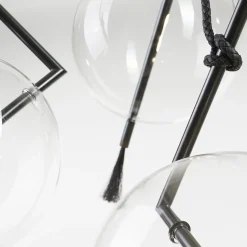 Lampadario a tre luci Nuvola Black