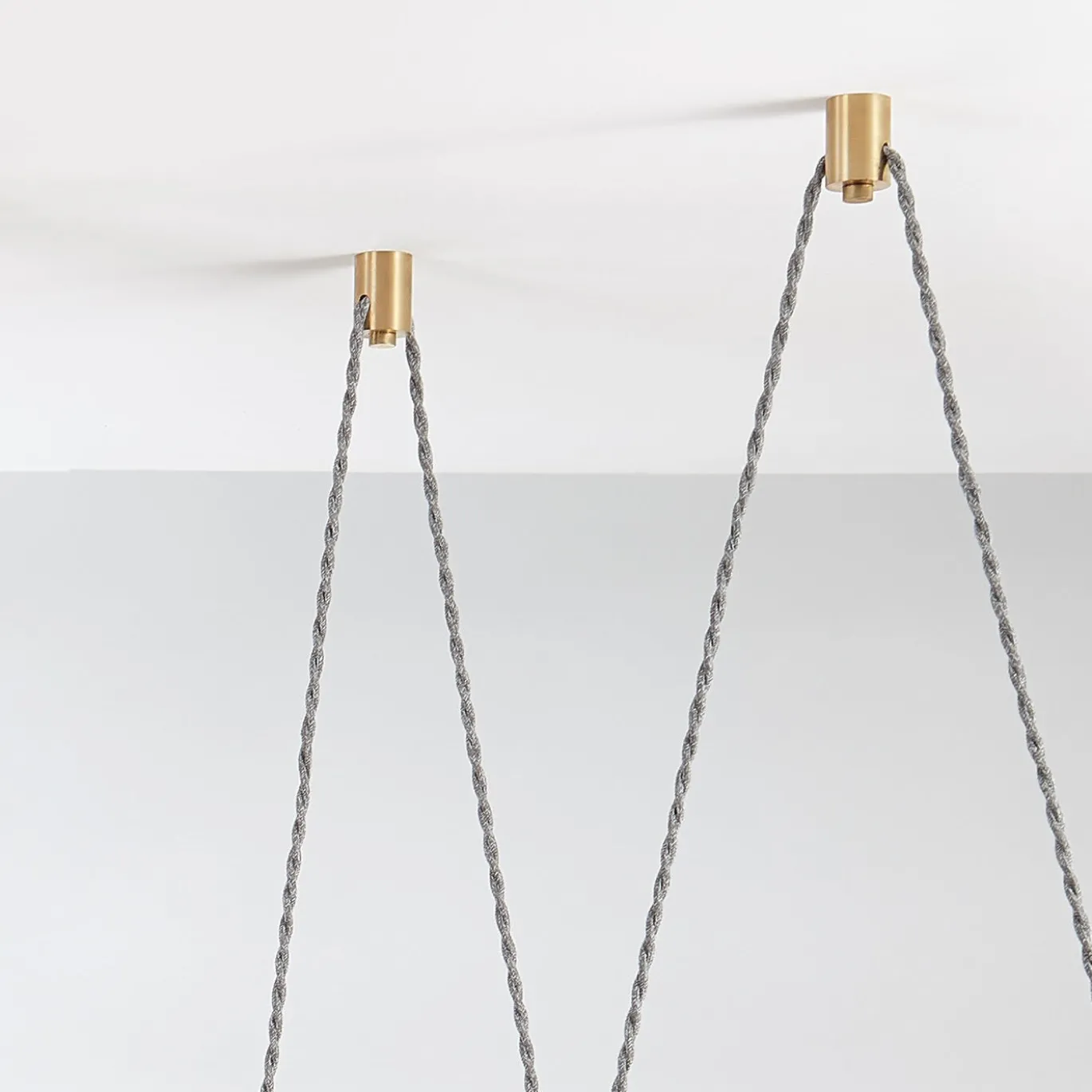 Lampadario a tre luci Trapezi