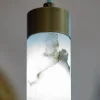 Lampadario a tubi e sfere
