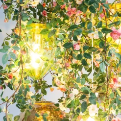 Lampadario a uovo in cristallo Flower Power Romantic Roses