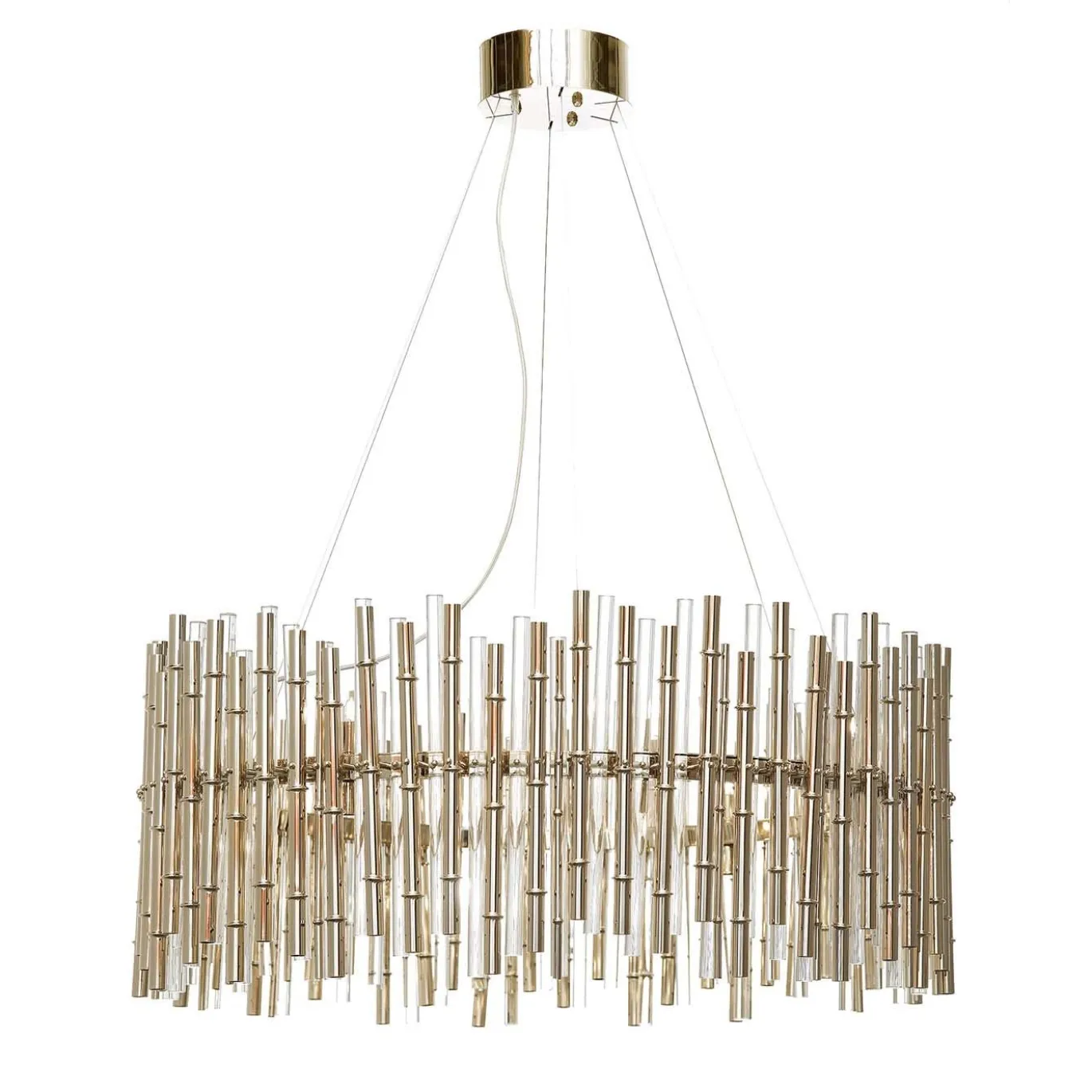 Lampadario Bamboo a 16 luci