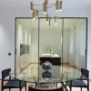 Lampadario Bukè S8 a 6 Luci in Ottone con Finitura Dorata