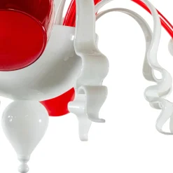 Lampadario Calles Rosso