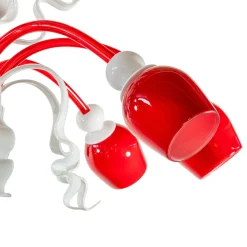 Lampadario Calles Rosso