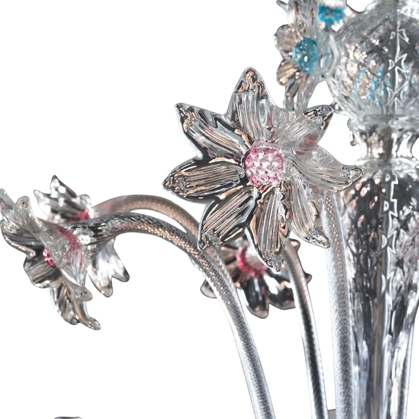 Lampadario Celeste Barocco Floreale
