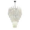 Lampadario Conchiglie in vetro di Murano con finitura Graniglia