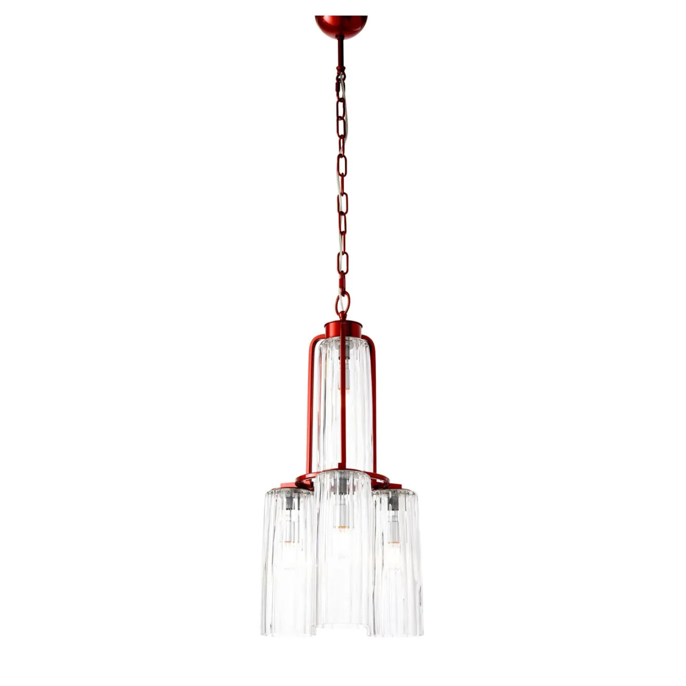 Lampadario contemporaneo in rame