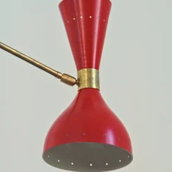 Lampadario Contrappeso a 3 bracci in ottone RGB
