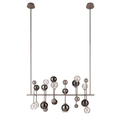 Lampadario cromato Fluxus