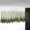 Lampadario Diatomea 55 Elementi in Vetro Verde
