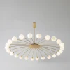 Lampadario d'oro a 24 luci Balloons