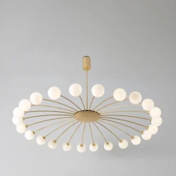 Lampadario d'oro a 24 luci Balloons