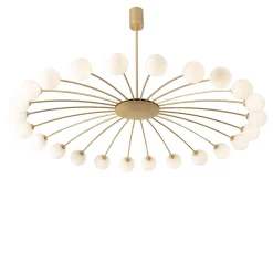 Lampadario d'oro a 24 luci Balloons