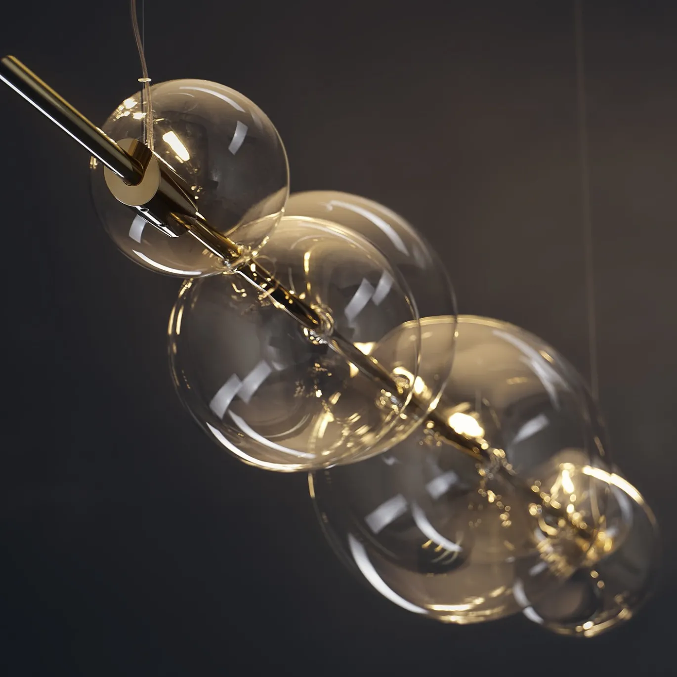 Lampadario D�ry in Ottone