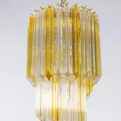 Lampadario Era a piccola spirale bicolore