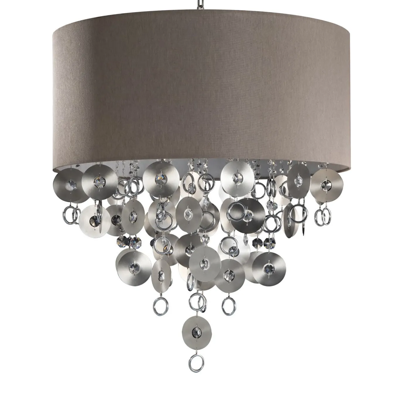 Lampadario Esmeralda in nichel