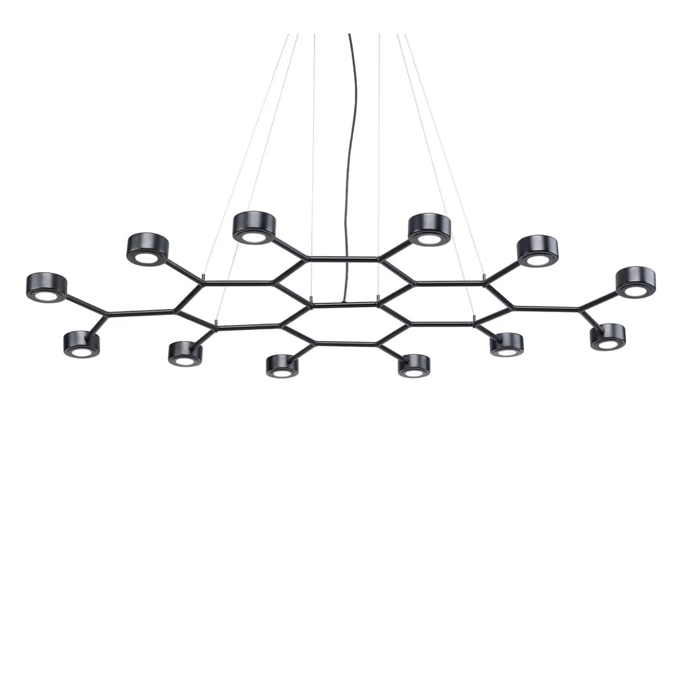 Lampadario Essential in Ferro e Ottone