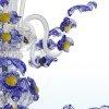 Lampadario floreale Mentor