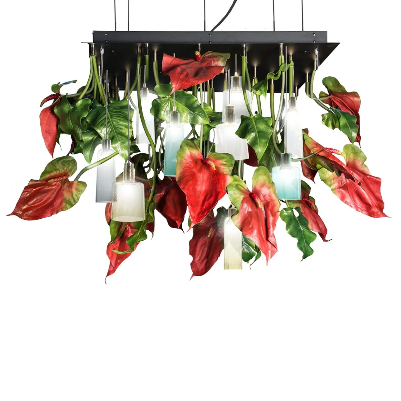 Lampadario Flower Power Red Anthurium