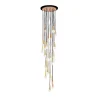 Lampadario Galassia Poly-Light in ottone