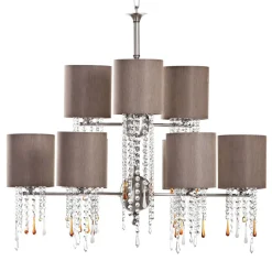 Lampadario Glamour 9 luci