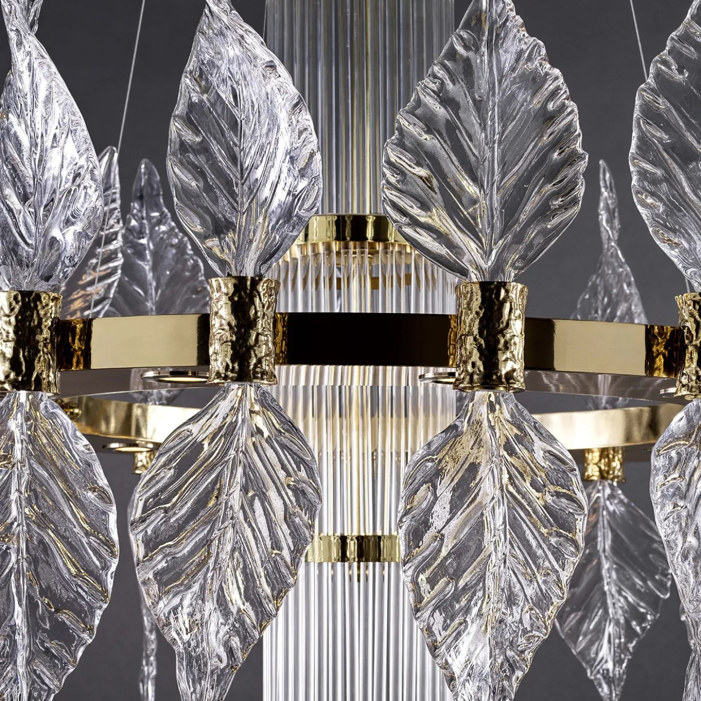 Lampadario Glimmer Grande con 24 Luci
