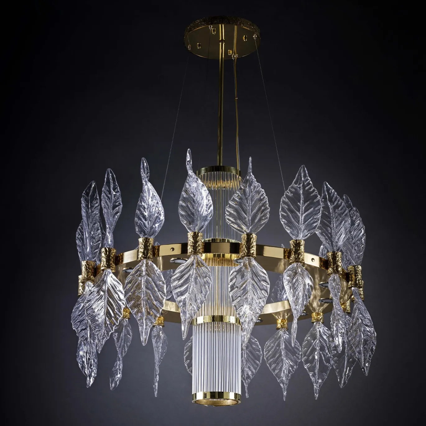 Lampadario Glimmer Grande con 24 Luci