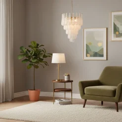 Lampadario Goccia Vintage in vetro