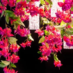Lampadario grande Flower Power Pink Cascade
